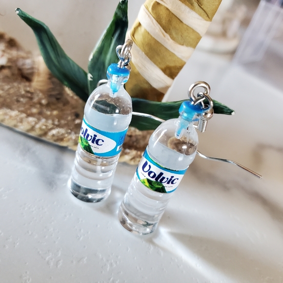 Water Bottle Dangle Earrings - Picture 3 of 7